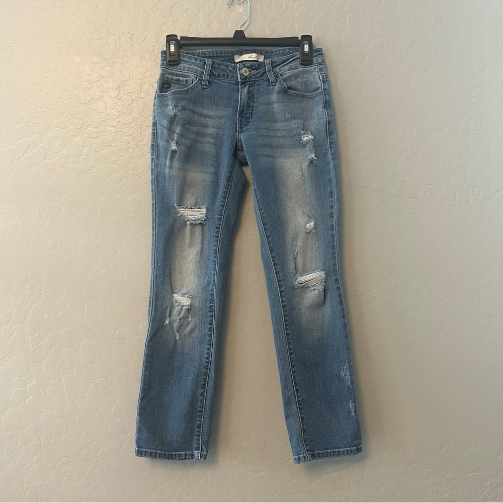 Kancan VBK1221 cut 2707 distressed skinny jeans size 23